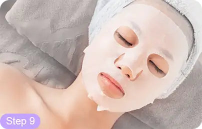 Apply mask 10mins.