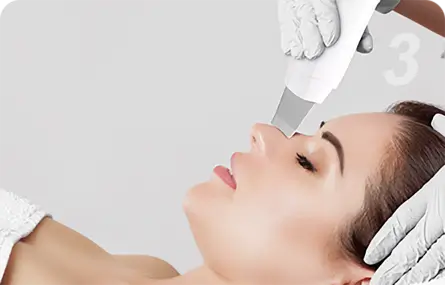 Ultrasonic skin scrubber