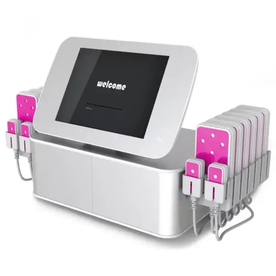 12 Big 4 Small Pad 160mw Diode LED Laser Weight Loss Fat Loss Machine