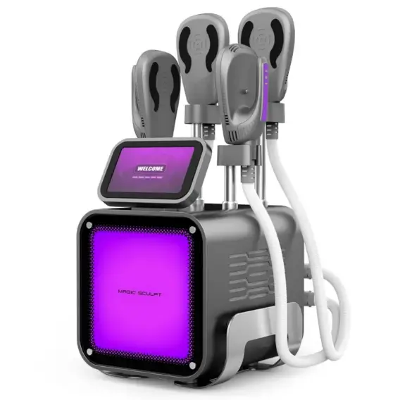 Professional HI-EMT & EMS Body Shaping Machine with 4 Handles