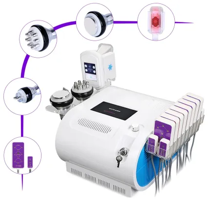 5 IN 1 Fat Freezing Cryolipolysis Cavitation Lipo Laser Radio Frequency Slimming