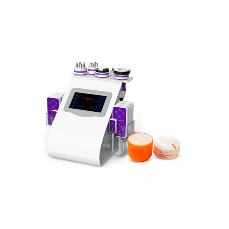 6 in 1 40K Ultrasonic Cavitation RF Machine With One Brazilian Body Cream