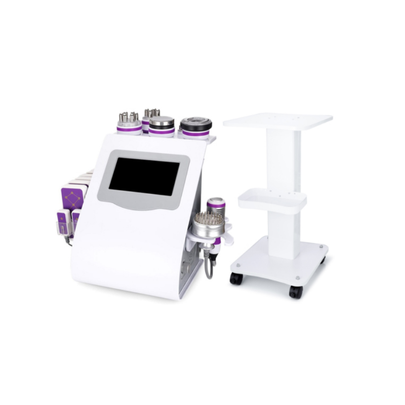 9in1 40K Ultrasonic Cavitation Machine With Rolling Trolley Cart