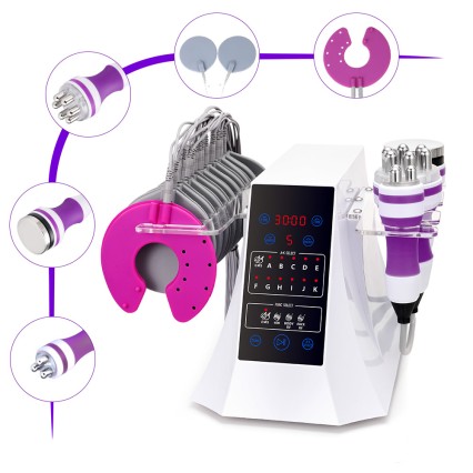 4In1 Ultrasonic 40K Cavitation RF Body Massage EMS Muscle Relax Beauty Machine