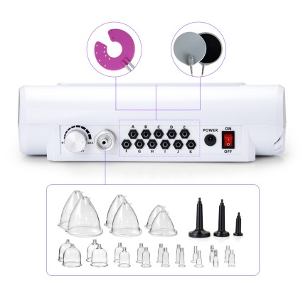 EMS Microcurrent Machine With Cupping Therapy For Muscle Toning Butt Lift Massage