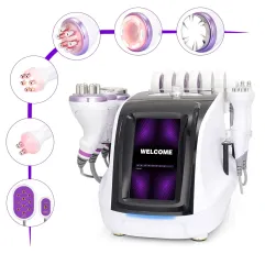 UNOISETION Ultrasonic Cavitation Machine 6 in 1 80k Body and Face Comprehensive Care for Home Use