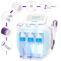 6 In 1 Hydro Dermabrasion Skin Care Equipment Facial Tightening Beauty Machine
