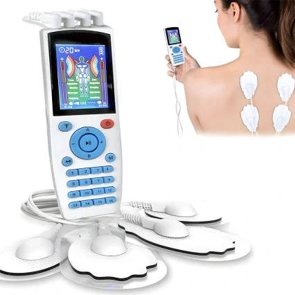 Electronic Pulse Massager Rechargeable Muscle Stimulator Pain Relief Device