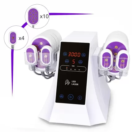 650NM LED 14 Pads 5MW Slimming Body Anti Cellulite Weight Loss Face LED Machine