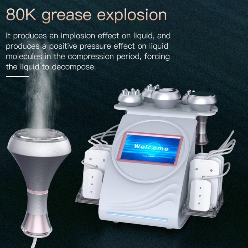 Ultrasonic Cavitation RF Vacuum Machine features