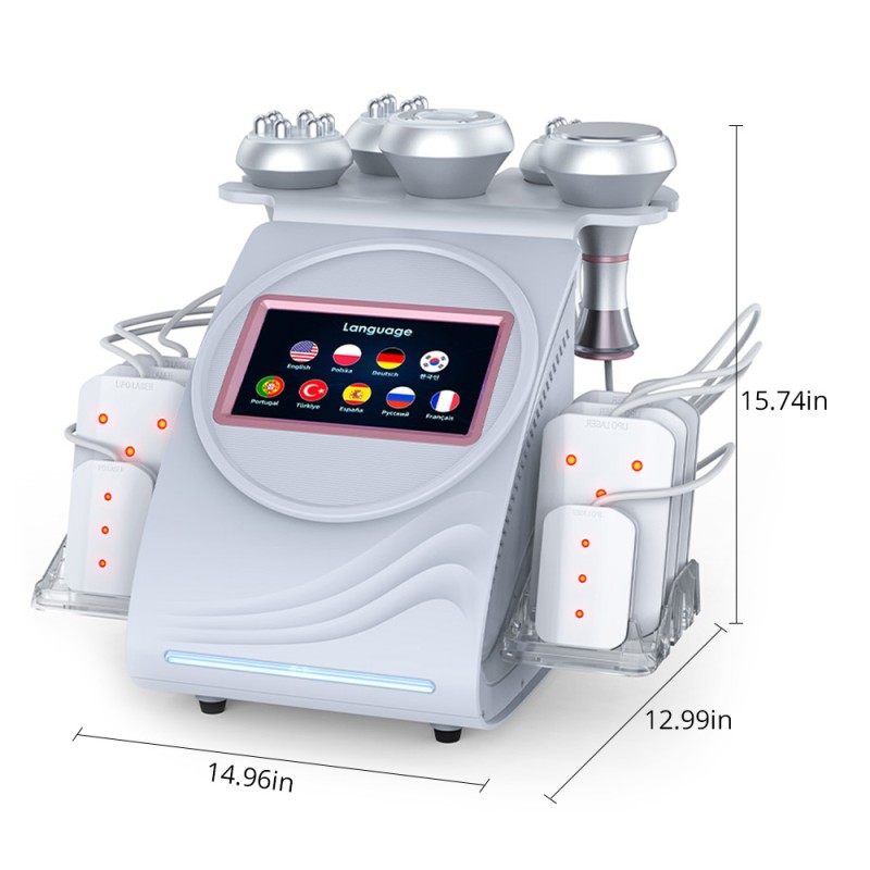 Ultrasonic Cavitation RF Vacuum Machine size
