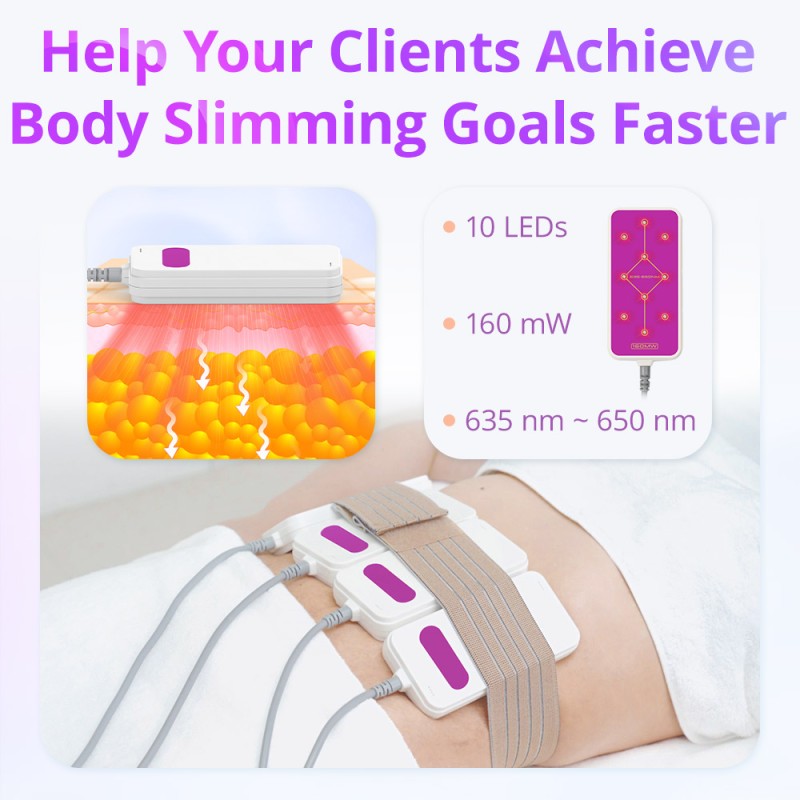 LED Laser Lipo Fat Burning Cellulite Removal Body Sculpting Machine
