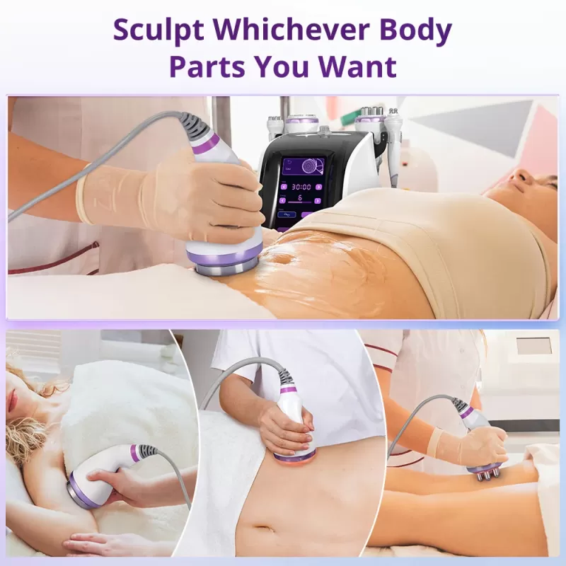 ultrasonic slimming machine treatment area