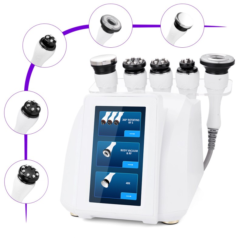 New 360° Automatic Rotary RF Ultrasonic Cavitation Vacuum Body Slimming Machine