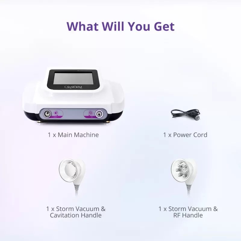 3 in 1 ultrasonic cavitation machine probes