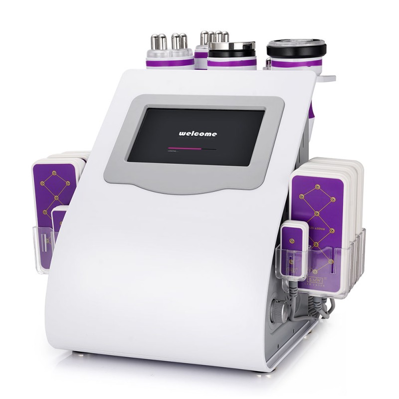 2023 professional 6 In1 Cavitation 40K Radio Frequency Vacuum burn fat Body Slimming beauty salon equipment