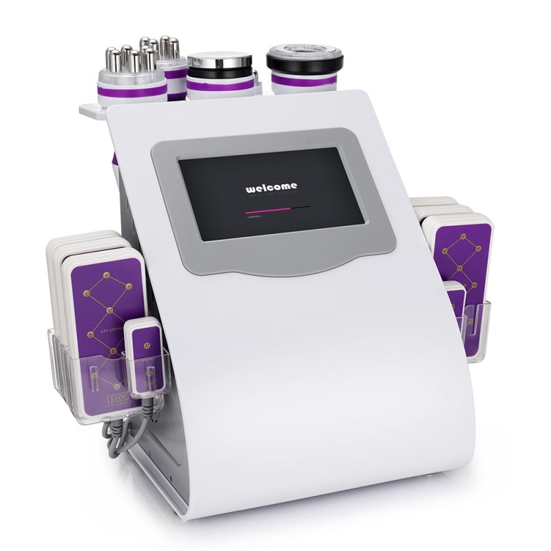 2023 professional 6 In1 Cavitation 40K Radio Frequency Vacuum burn fat Body Slimming beauty salon equipment