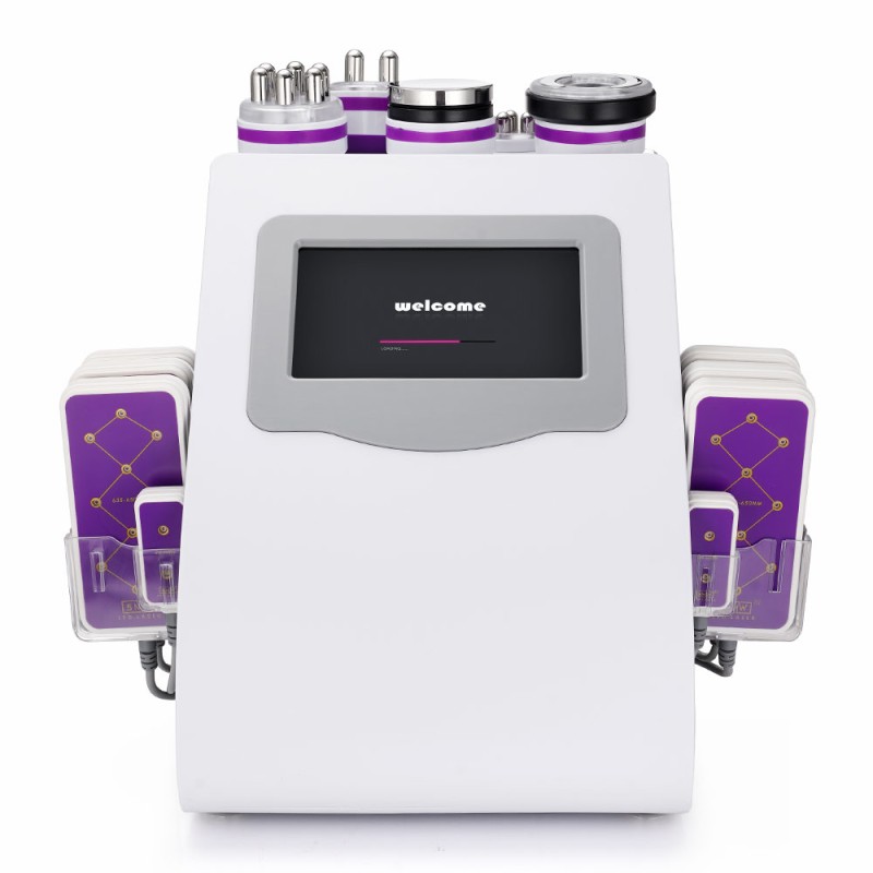 2023 professional 6 In1 Cavitation 40K Radio Frequency Vacuum burn fat Body Slimming beauty salon equipment