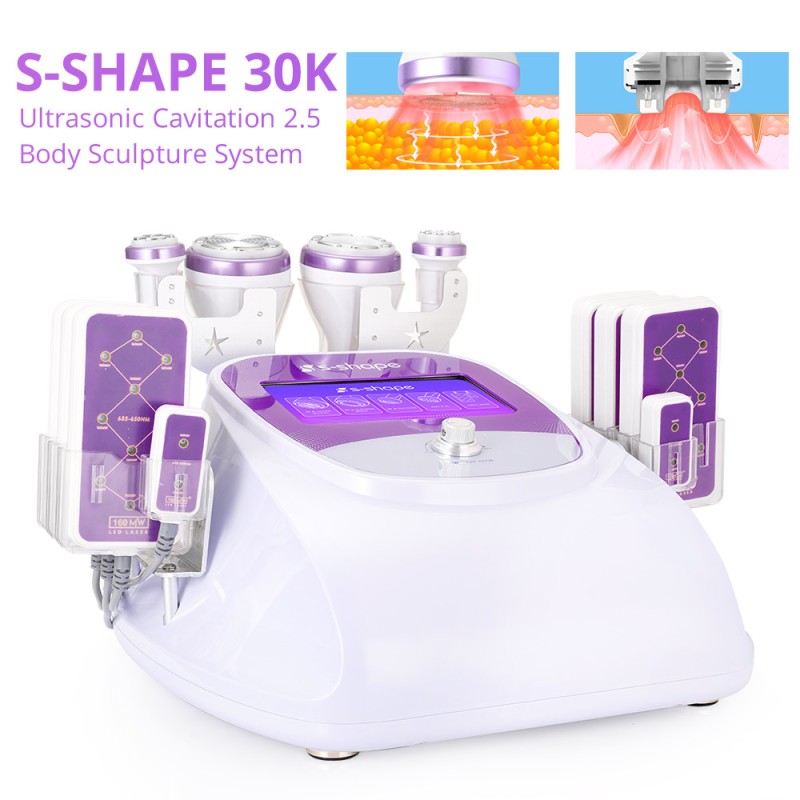  Cavitation Ultrasonic EL EMS RF Face Tightening Fat Loss