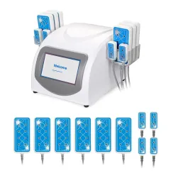 635nm-650nm LED Laser LLLT Lipolysis 10 Pads Body Slimming Machine