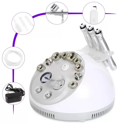4 In 1 Dermabrasion Microdermabrasion Skin Scrubber Vacuum Skin Care Machine