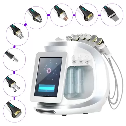 8In1 Smart Ice Blue Facial Care Machine For Cleansing, Hydration, Skin Lifting
