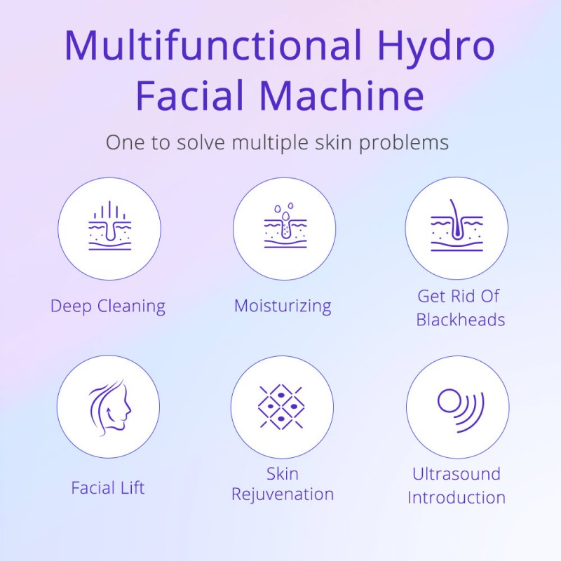 Hydro Spa Dermabrasion Ultrasound Skin Care Beauty Machine