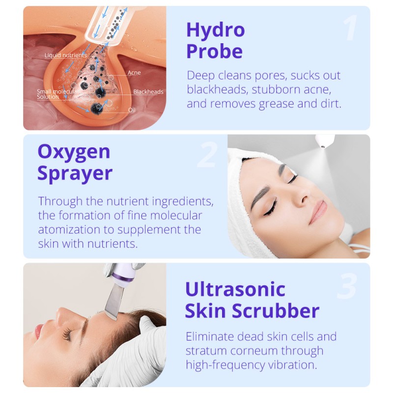 Hydro Spa Dermabrasion Ultrasound Skin Care Beauty Machine