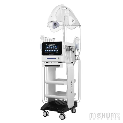 Pro 11in1 Oxygen Facial Mask Machine W/ Hydradermabrasion For Skin Rejuvenation