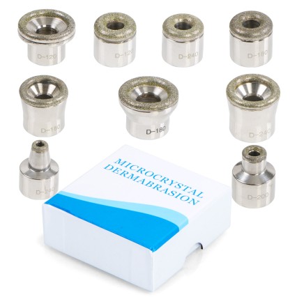 New Replacement Fits All Diamond Microdermabrasion Dermabrasion Device 9 Tips