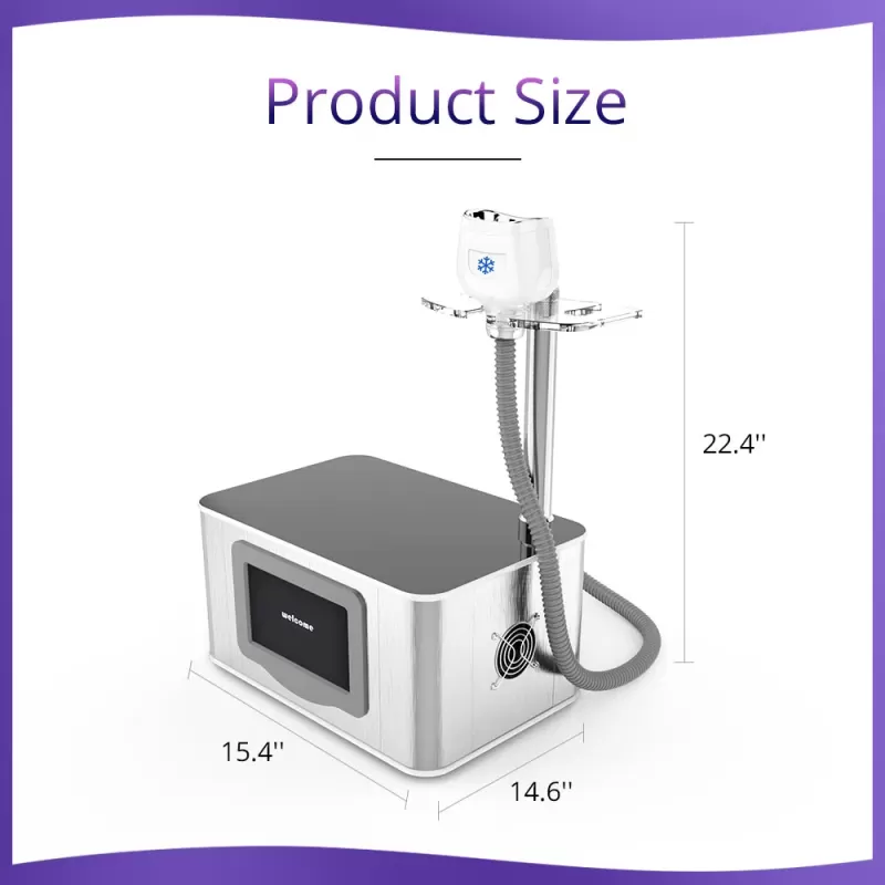 cryolipolysis fat freezing slimming machine size