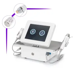 Gold Micro Crystal RF Machine Cold Hammer Skin Tightening Pore Refining For Spa