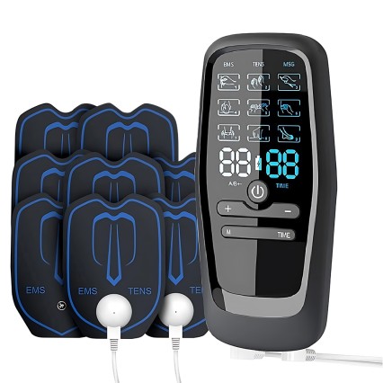 Tens Unit Muscle Stimulator 9 Modes 3 Frequencies Rechargeable Pain Relief