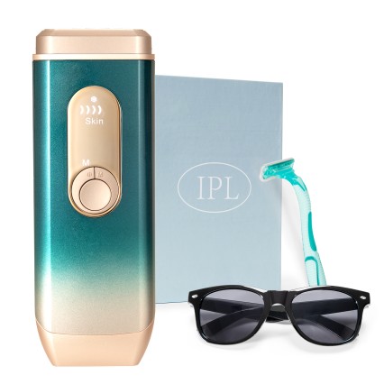Home IPL Hair Removal Device With Ice Cooling Tech 5 Energy Levels 2 Flash Modes