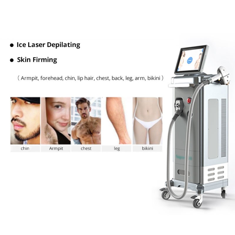 Diode Laser Painless Permanent Body Face Hair Removal Device