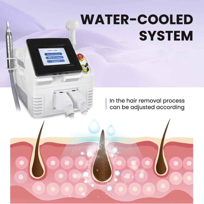 Multifunction Laser Machine Nd-yag Tattoo Removal Beauty Equipment Hair Removal freatures