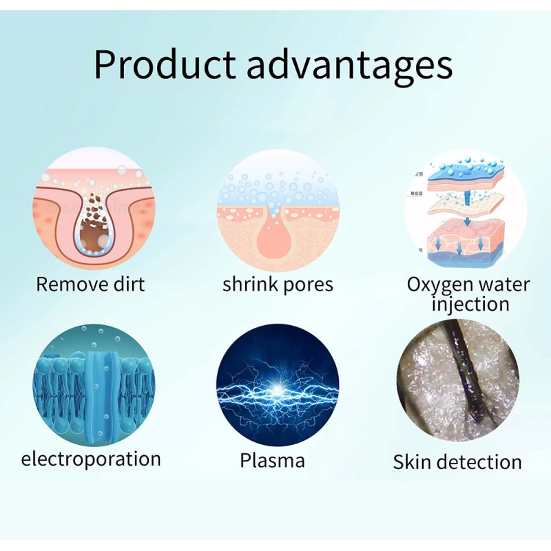 8 IN 1 HydroFacial Skin Rejuvenation Machine 