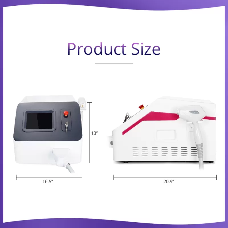 808 nm diode laser hair removal machine
