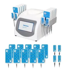 160MW Lipo Laser Body Slimming Fat Loss Beauty Machine with 14 Pads