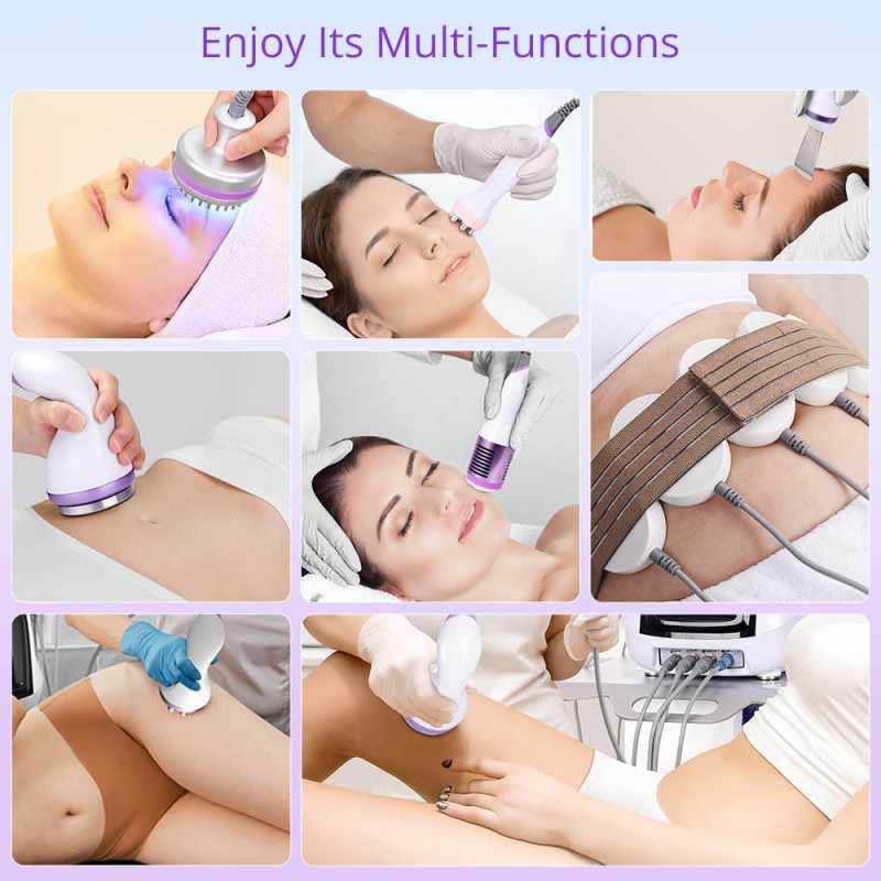  10 in 1 Cavitation Machine 2.5 Vacuum System Beauty Salon Use  for Fat Reduction and Skin Care 