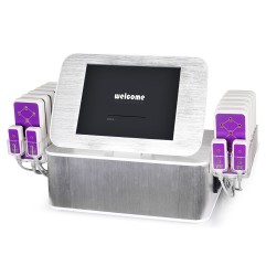160mw Diode LED Laser Fat Loss Machine with 12 Big 4 Small Pads