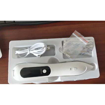 White electric mole removal pen