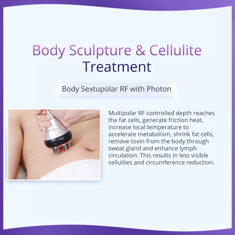rf facial machine features