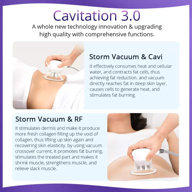 3 in 1 ultrasonic cavitation machine