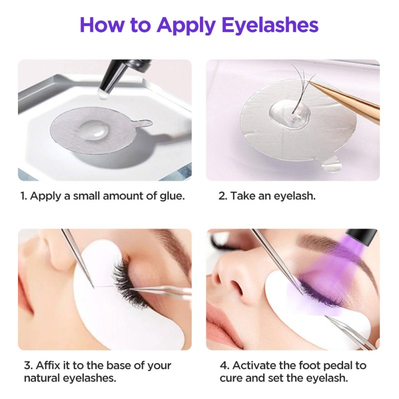 UV LED Lamp For Eyelashes Extension 