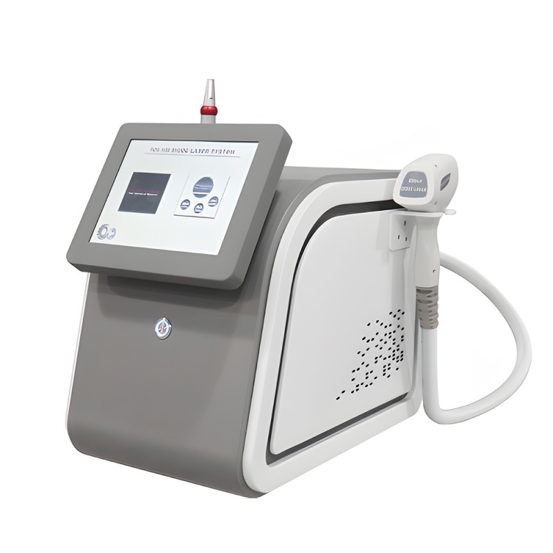 2 In1 DPT 808nm Diode Hair Removal  YAG Laser Tattoo Removal Machine