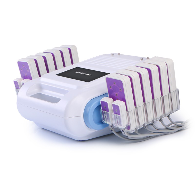 160mw Lipo Laser Weight Loss Fat Burning Removal 12 Big+4 Small Pads