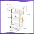 beauty salon rolling trolley cart