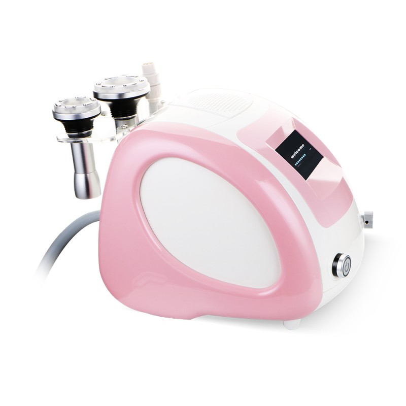 Pink 3in1 Vacuum Radio Frequency Photon Massage Machine 