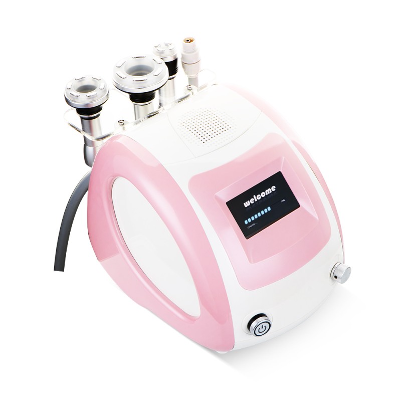 Pink 3in1 Vacuum Radio Frequency Photon Massage Machine 